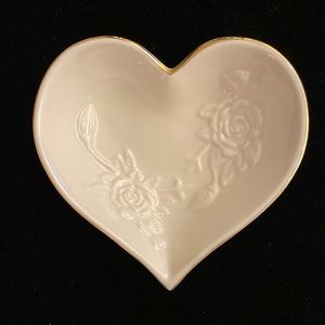 Lenox Porcelain Heart-shaped Trinket Dish